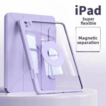 720° Rotating iPad Case with Pen Holder – Protective Stand Cover