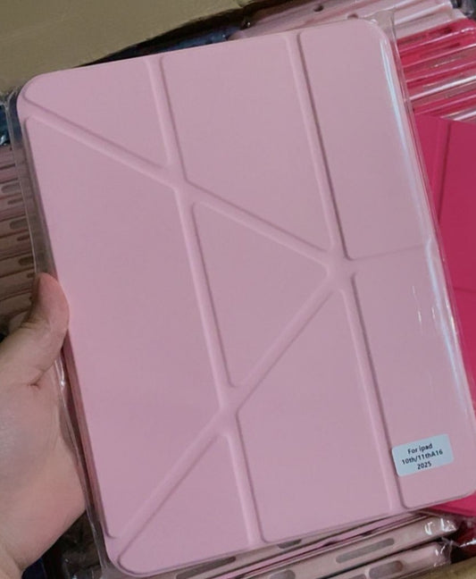 8-Fold Smart Case Clear Back With Pen slot   for iPad 11th Gen (A16) | Auto Sleep Wake | Full Protection Cover