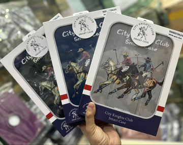 Luxury Polo Leather Smart Case – Elegant Protection for Your iPad