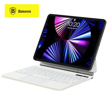 Baseus Brilliance Keyboard II for iPad – Wireless Keyboard Case (White)