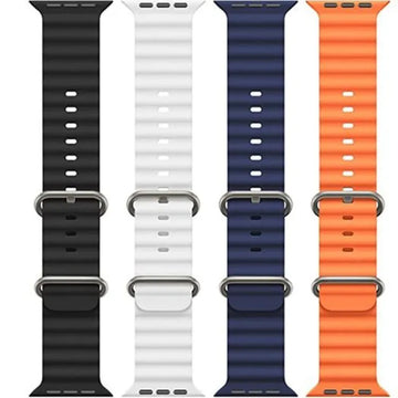 20MM OCEAN LOOP SILICON STRAPS FOR SAMSUNG WATCH 6, ACTIVE 2, WATCH 4, WATCH 5, WATCH 4 CLASSIC, WATCH ACTIVE, WATCH 3 (41MM)