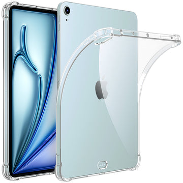 iPad Air 11 (2026) — M4 Highly Transparent TPU Full Thicken Corners Shockproof Protective Case - Transparent
