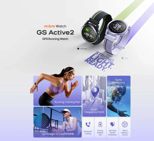 Mibro Smart Watch GS Active 2 – Dark Grey