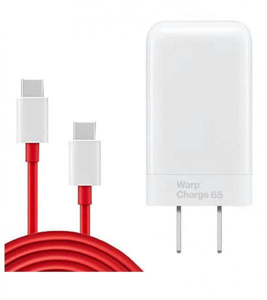 ONEPLUS 65W WARP PD CHARGER - C TO C CABLE