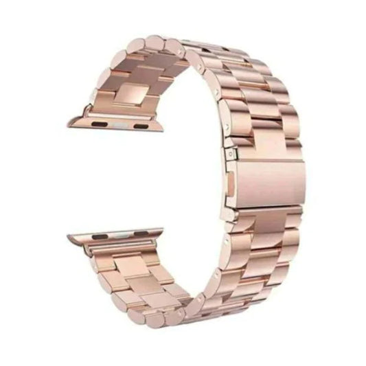 ROLEX STYLE STAINLESS STEEL CHAIN STRAPS FOR APPLE WATCHES