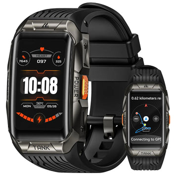 KOSPET Tank X2 Ultra GPS Smart Watch, 3D Curved Glass, Stainless Steel Unibody