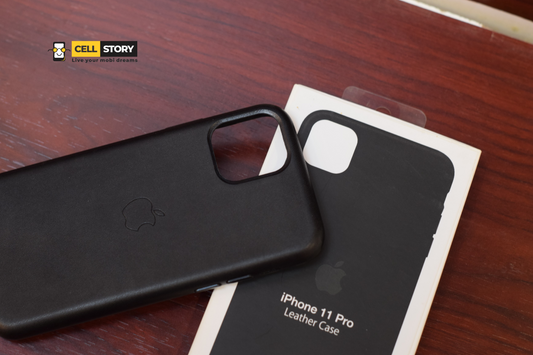 Leather Case for iphone 11 pro - Black