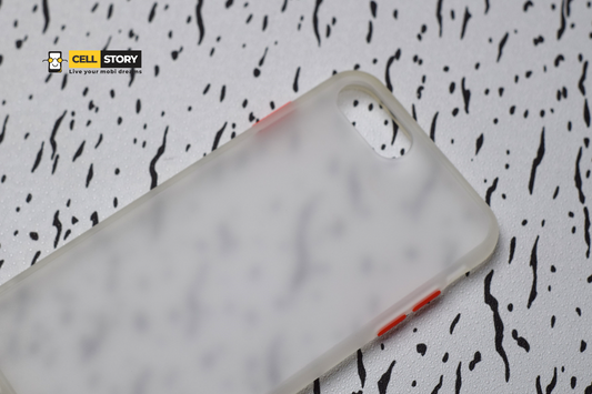 IPhone 7/8 Plus Semi Transparent Soft Case – White