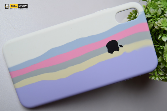Rainbow silicone case - iphone Xs max