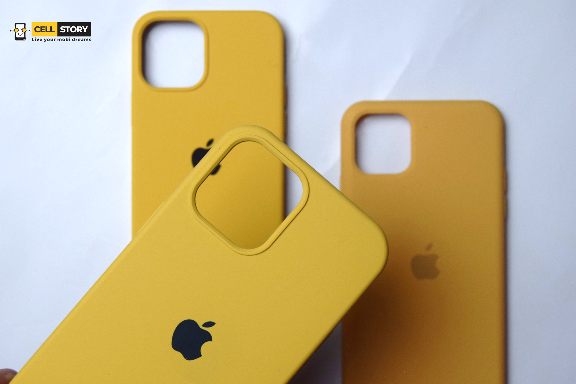 Iphone 12 Yellow Case Silicone Case For Iphone 12 12 Pro Chrome