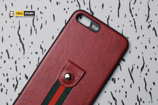 IPhone 7/8 Plus Soft Leather Case – Red