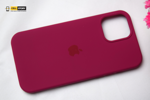 Silicone case for Iphone 12 / 12 Pro - Dark Ruby Case