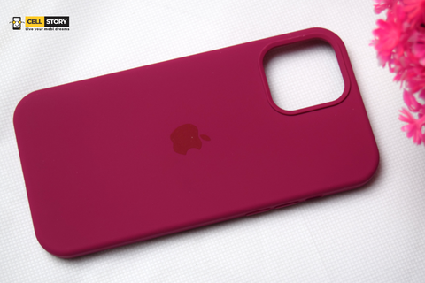 Silicone case for Iphone 12 / 12 Pro - Dark Ruby Case