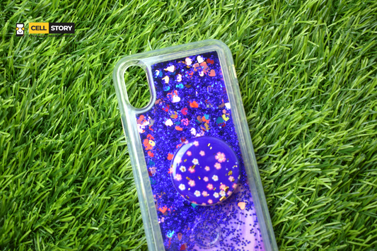Moving glitter case for iphone x/xs