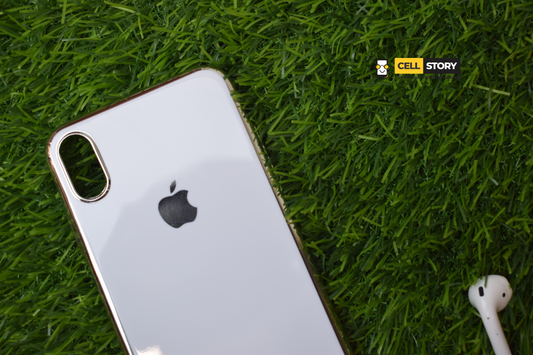 Electroplated case for iphone xs max - white