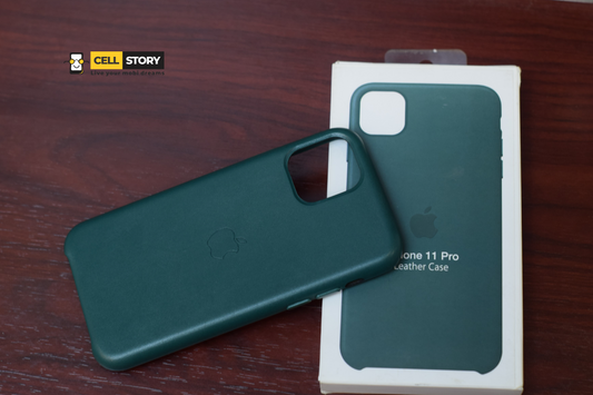 Leather Case for iphone 11 pro - Green