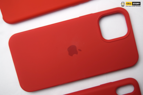 Silicone case for iPhone 12 Series - Candy Red Case
