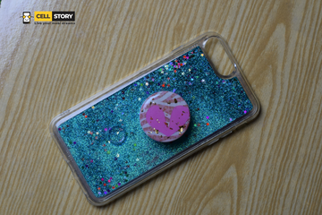 IPhone 7/8 Plus Soft Glitter Case – Blue