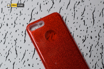 IPhone 7/8 Plus Soft Glitter Case – Red