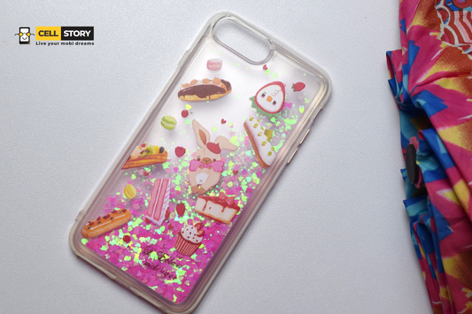 IPhone 7/8 Plus Soft Transparent Case - Pink