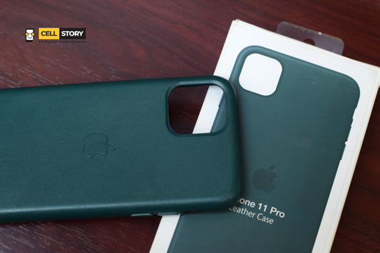 Leather Case for iphone 11 pro - Green