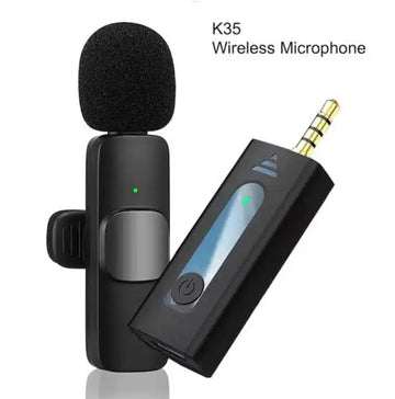 K35 Noise Reduction Wireless Microphone With AUX Connector