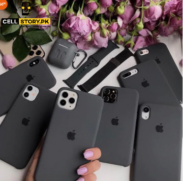 LIQUID silicone case for iPhone 13 series - Grey