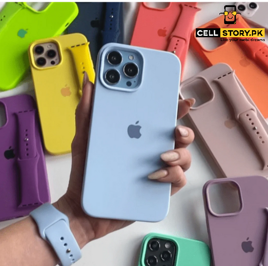 LIQUID silicone case for iPhone 13 series - Light blue