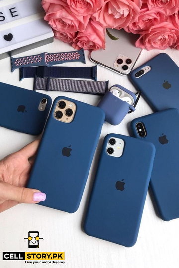 LIQUID silicone case for iPhone 13 series - Blue