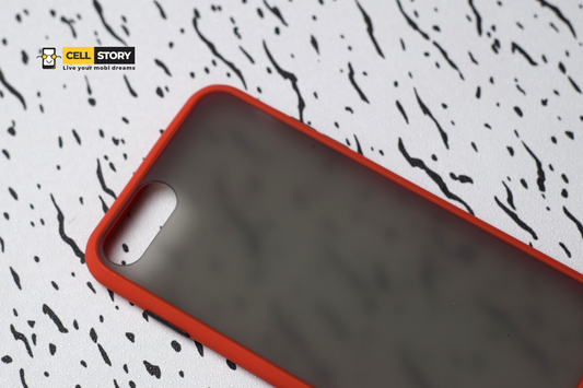 IPhone 7/8 Plus Semi Transparent Soft Case – Red