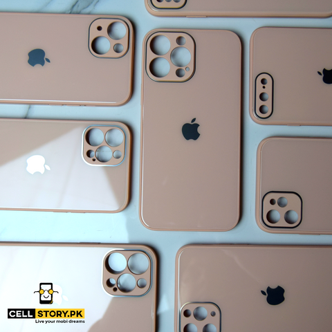 Apple logo case for iPhone models