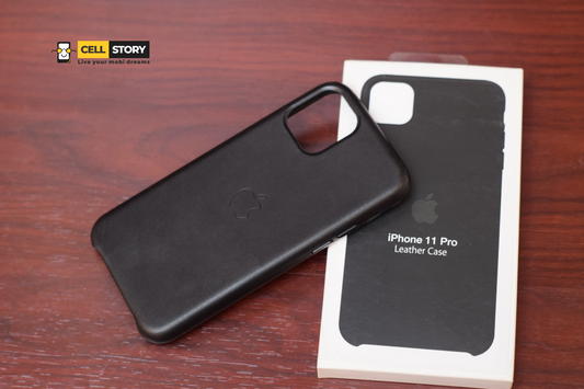 Leather Case for iphone 11 pro - Black
