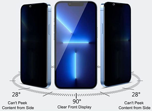 Privacy Anti-Spy Tempered Glass Screen Portector- iPhone 13 series