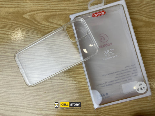 COBLUE Transparent hard back case for iphone 12/ 12 pro