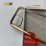 Electroplated soft case for iphone 12/ 12 pro
