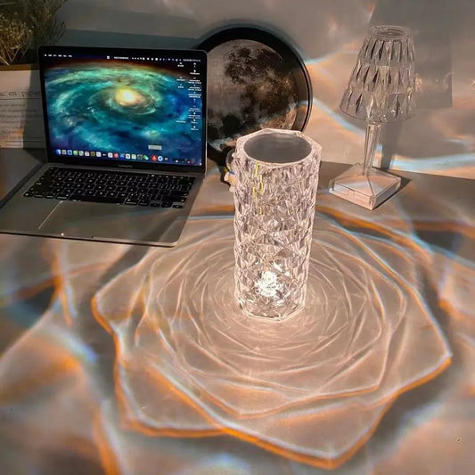 Acrylic Crystal Diamond Led Lamp – Rechargeable