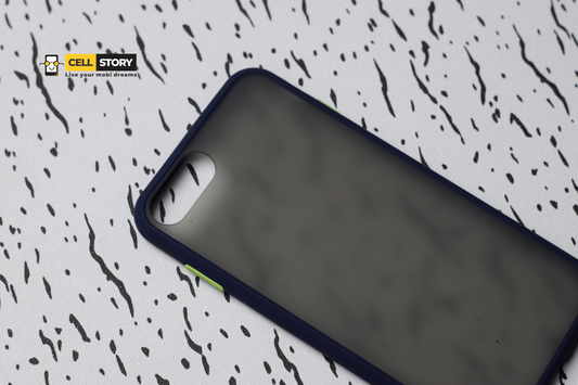 IPhone 7/8 Plus Semi Transparent Soft Case – Blue