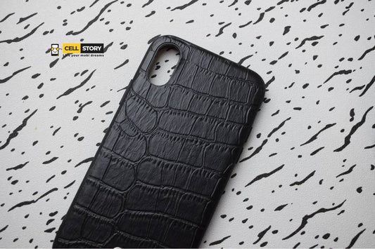 Crocodile design leather case for iphone x/xs