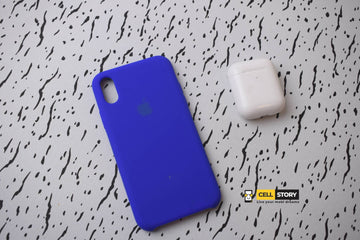 Silicone case for iphone X - Dark blue