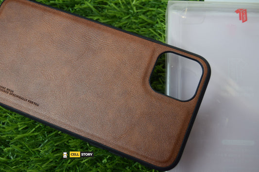 X-level Leather case for iphone 11 pro max - Brown