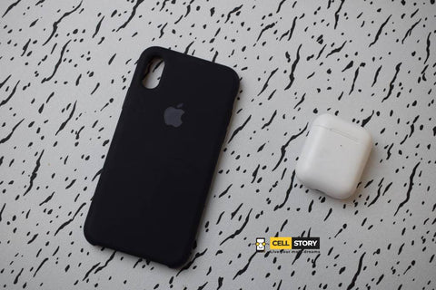 Silicone case for iphone X/Xs - black
