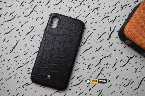 Crocodile design leather case for iphone x/xs