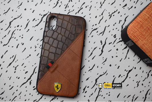 Ferrari leather case for iphone X/Xs