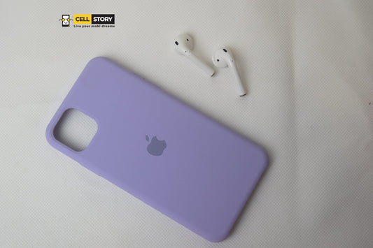 Official silicone Case for 11 pro max - purple