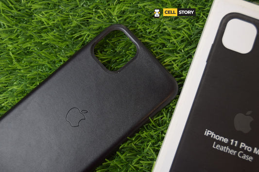 Leather Case for iphone 11 pro max - Black