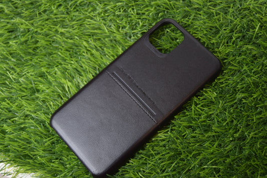 G-case Leather case with Card sleeve for iphone 11 pro max - Black