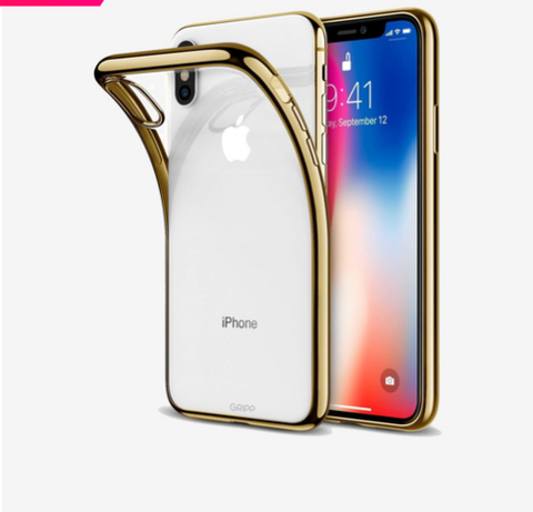 Electroplated case for iPhone Xs max