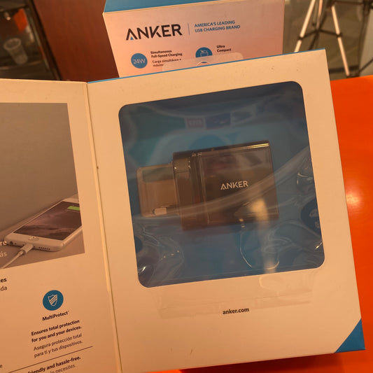 Anker 24W 2 Port USB Wall Charger