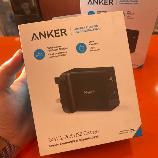 Anker 24W 2 Port USB Wall Charger