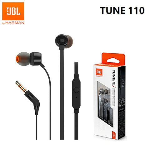 JBL Tune 110 HF Ear Headphones with Mic
